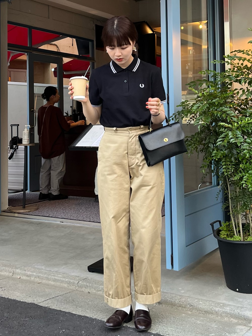 おはな|FRED PERRYのポロシャツを使ったコーディネート - WEAR