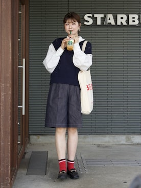 「アイテム（レッグウェア）」を使った、おはなさん（レディース・168cm）の秋コーディネート