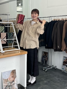 「アイテム（スカート）」を使った、おはなさん（レディース・168cm）の夏コーディネート