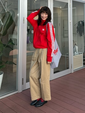 「Berwick1707(バーウィック)のアイテム」を使った、おはなさん(レディース・168cm)の秋コーディネート