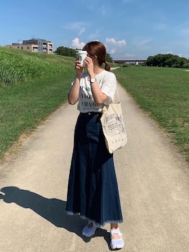 おはなさん（レディース・168cm）の夏コーディネート