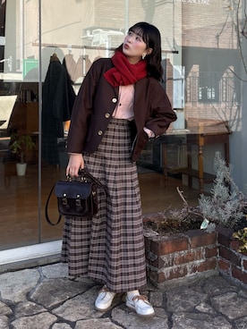 おはなさん（レディース・168cm）の冬コーディネート