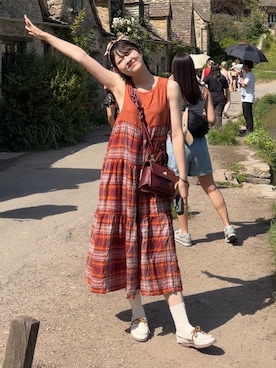 「Timberland（ティンバーランド）のアイテム」を使った、おはなさん（レディース・168cm）の夏コーディネート