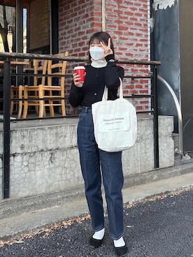 「Libra Cue（リブラ キュー）のアイテム（トップス）」を使った、おはなさん（レディース・168cm）の春コーディネート