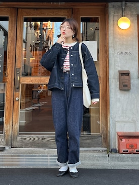 「アイテム（バレエシューズ）」を使った、おはなさん（レディース・168cm）の秋コーディネート