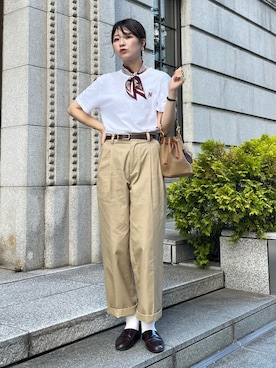 「BRADY（ブレディー）のアイテム」を使った、おはなさん（レディース・168cm）の春コーディネート