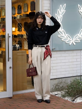 「THE SHINZONE（ザ　シンゾーン）のアイテム」を使った、おはなさん（レディース・168cm）の春コーディネート