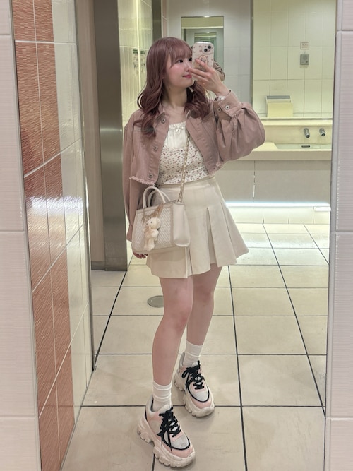 【数回使用のみ！】5'10\" ベルト付きプリーツミニスカート 183809を使った人気