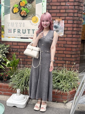 「SNIDEL（スナイデル）のアイテム」を使った、akaneさん（骨格ストレート・レディース・157cm）の夏コーディネート
