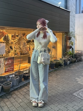 「JILL by JILL STUART（ジルバイジルスチュアート）のアイテム」を使った、akaneさん（レディース・155cm）の春コーディネート