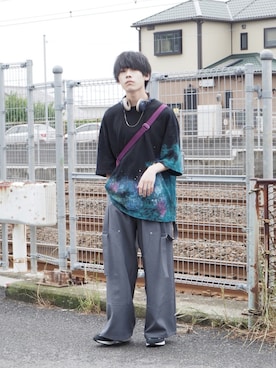 「CASPER JOHN」｜「アイテム（その他）」を使った、Taká2nd☂️さん（メンズ・175cm）の夏コーディネート