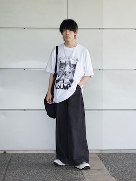 「アイテム（その他、ホワイト系）」を使った、Taká2nd☂️さん（メンズ・175cm）の秋コーディネート