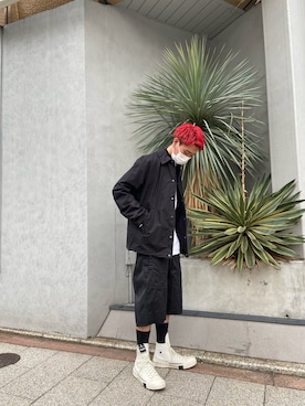 「RICK OWENS」｜ゆうきさん（メンズ・174cm・20代）の冬コーディネート