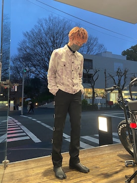 「JOHN LAWRENCE SULLIVAN（ジョンローレンスサリバン）のアイテム」を使った、ゆうきさん（メンズ・174cm）の春コーディネート