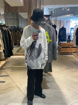 「TAKAHIROMIYASHITATheSoloIst.（タカヒロミヤシタザソロイスト）のアイテム（トップス）」を使った、ゆうきさん（メンズ・174cm）の夏コーディネート