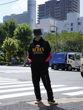 「mayo」｜「アイテム（パーカー）」を使った、ゆうきさん（メンズ・174cm）の秋コーディネート