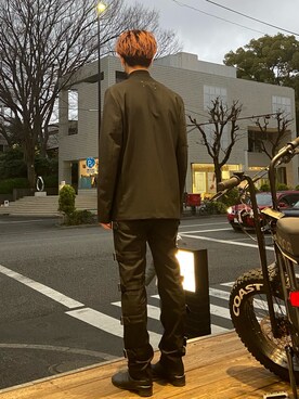 「JOHN LAWRENCE SULLIVAN（ジョンローレンスサリバン）のアイテム」を使った、ゆうきさん（メンズ・174cm）の春コーディネート