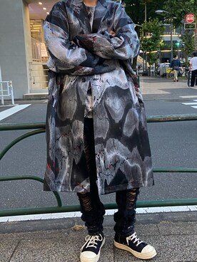 「JOHN LAWRENCE SULLIVAN（ジョンローレンスサリバン）のアイテム（ジャケット/アウター）」を使った、ゆうきさん（メンズ・174cm）の夏コーディネート