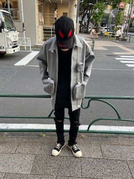 「RICK OWENS」｜ゆうきさん（メンズ・174cm・20代）の夏コーディネート