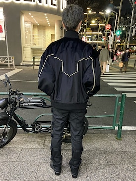 「JOHN LAWRENCE SULLIVAN」｜「アイテム（ブルゾン）」を使った、ゆうきさん（メンズ・174cm）の冬コーディネート