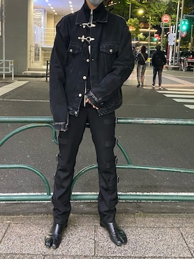 「JOHN LAWRENCE SULLIVAN（ジョンローレンスサリバン）のアイテム（ジャケット/アウター）」を使った、ゆうきさん（メンズ・174cm）の秋コーディネート