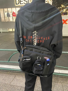 「ADER error（アーダーエラー）のアイテム」を使った、ゆうきさん（メンズ・174cm）の冬コーディネート