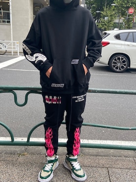 「mayo」｜「アイテム（パーカー）」を使った、ゆうきさん（メンズ・174cm）の夏コーディネート