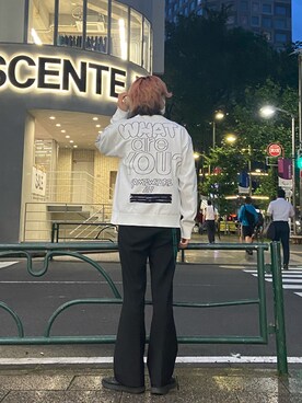 「LAD MUSICIAN（ラッドミュージシャン）のアイテム（スラックス）」を使った、ゆうきさん（メンズ・174cm）の夏コーディネート