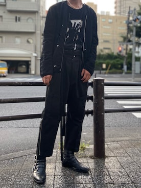 「APOCRYPHA.（アポクリファ）のアイテム（パンツ）」を使った、ゆうきさん（メンズ・174cm）の秋コーディネート