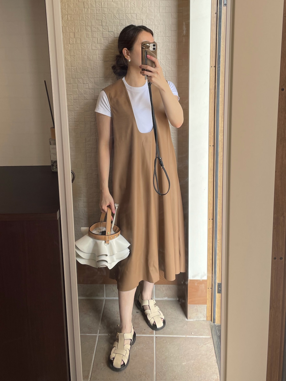 新品タグ付き＊MACHATT マチャット V ジャンパースカート ワンピース