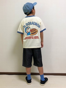 「はじめましてコーデ」｜「アイテム（スリッポン）」を使った、haru🌸さん（キッズ・123cm）の春コーディネート