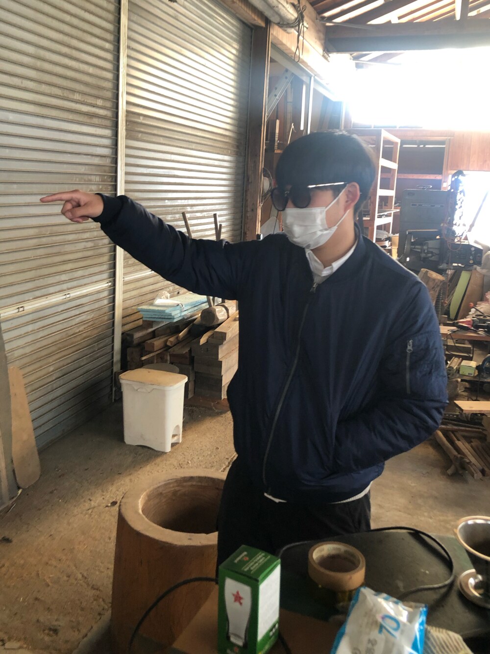 「現場監督、現場監督の休日、メンズコーデ、私の推しブランド、カジュアルコーデ、休日スタイル」｜「WORKMANのアイテム（ジャケット/アウター、ブルー系）」を使った、工学系さん（メンズ・168cm）の冬コーディネートの1枚目の写真
