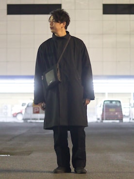 「BACK NUMBER（バックナンバー）のアイテム（モッズコート）」を使った、はりーさん（メンズ・176cm）の冬コーディネート