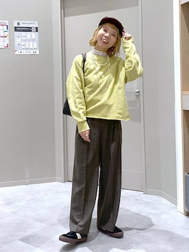 「シアートップス」｜ちゃんさん（レディース・155cm・20代）の秋コーディネート