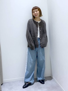 「GLOBAL WORK（グローバルワーク）のアイテム（トップス）」を使った、ちゃんさん（レディース・155cm）の秋コーディネート