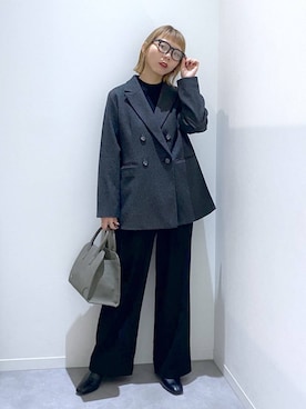 「GLOBAL WORK（グローバルワーク）のアイテム（トップス）」を使った、ちゃんさん（レディース・155cm）の冬コーディネート