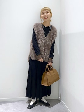 「GLOBAL WORK（グローバルワーク）のアイテム」を使った、ちゃんさん（レディース・155cm）の秋コーディネート