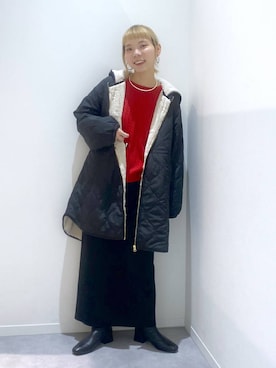 「GLOBAL WORK（グローバルワーク）のアイテム（スカート）」を使った、ちゃんさん（レディース・155cm）の秋コーディネート