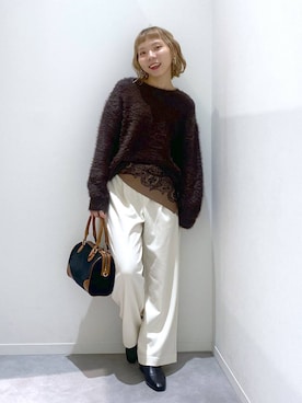 「アイテム（バンダナ/スカーフ）」を使った、ちゃんさん（レディース・155cm・20代）の冬コーディネート