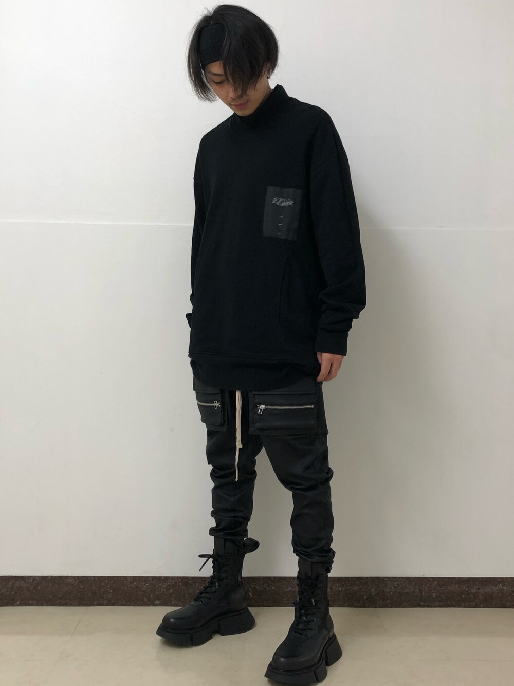 JULIUS（ユリウス）の「JULIUS/ユリウス/モックネックスウェットシャツ