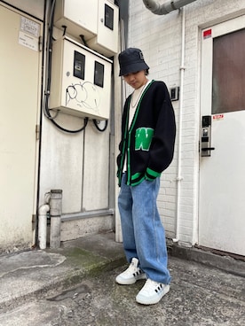 アライトモヤさん（メンズ・170cm）の冬コーディネート