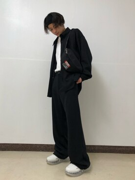 「ADD SEOUL（エーディーディーソウル）のアイテム」を使った、アライトモヤさん（メンズ・170cm）の秋コーディネート