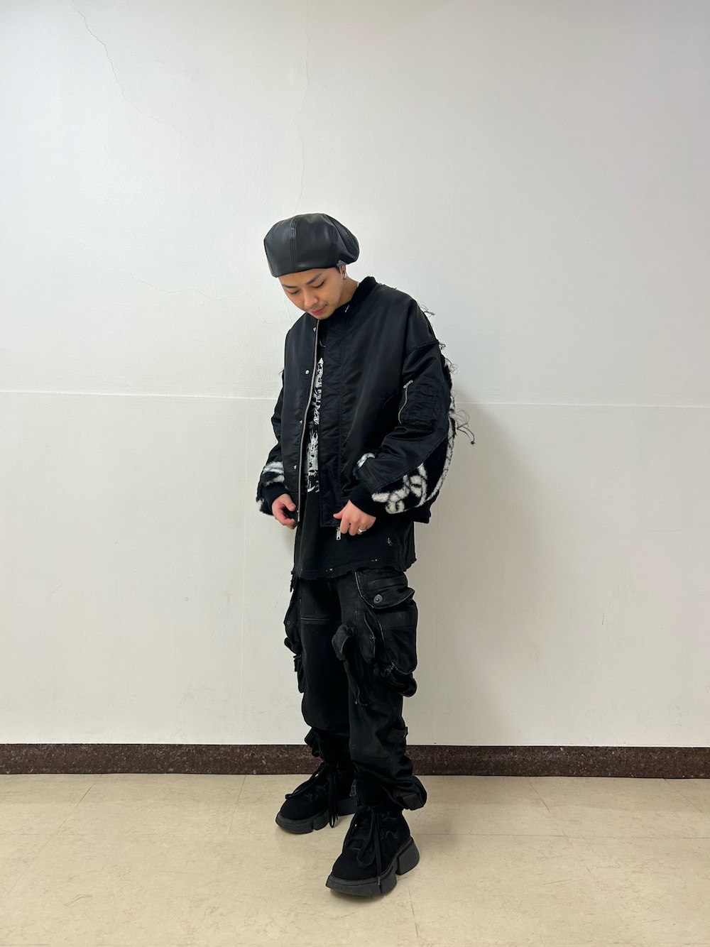 JULIUS（ユリウス）の「JULIUS/ユリウス/シンセティックレザーベレー