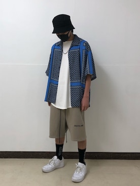 「L.H.P Private Brand（エルエイチピープライベートブランド）のアイテム」を使った、アライトモヤさん（メンズ・170cm）の夏コーディネート