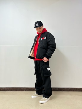 「L.H.P Private Brand（エルエイチピープライベートブランド）のアイテム」を使った、アライトモヤさん（メンズ・170cm）の冬コーディネート
