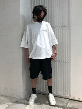 「L.H.P（エルエイチピー）のアイテム（トップス）」を使った、アライトモヤさん（メンズ・170cm）の夏コーディネート