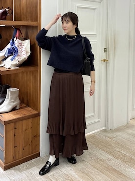 「アイテム（ヘアアクセサリー）」を使った、mariさん（レディース・159cm・30代）の冬コーディネート