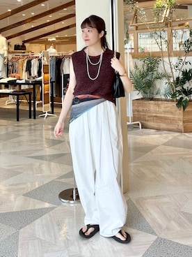 「アイテム（財布/小物）」を使った、mariさん（レディース・159cm・30代）の夏コーディネート