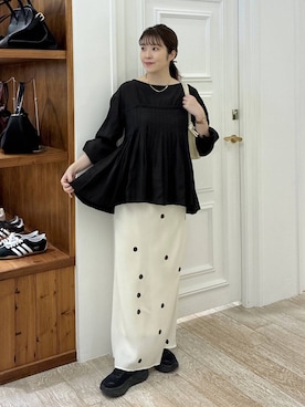 mariさん（レディース・159cm）の冬コーディネート