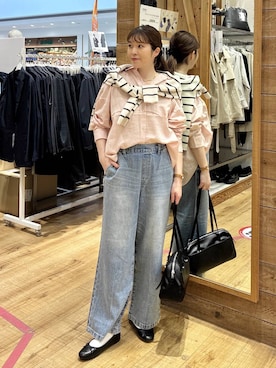 mariさん（レディース・159cm）の春コーディネート